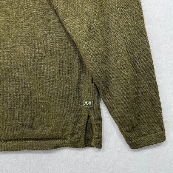 Tommy Bahama Sweater Men M Green 100% Merino Wool Relaxed Fit Classic Everyday - Picture 10 of 11